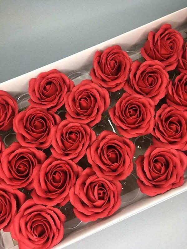 Розы из мыла - 800 Цвет: бордовый