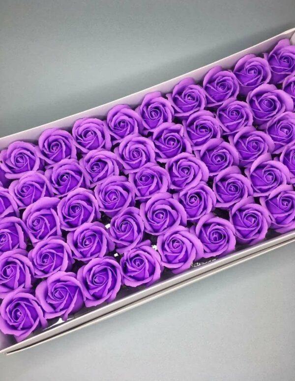 Розы из мыла - 600 Цвет: светло-фиолетовый