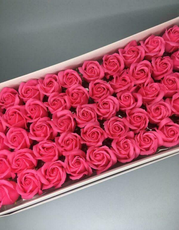 Розы из мыла - 600 Цвет: ярко-розовый